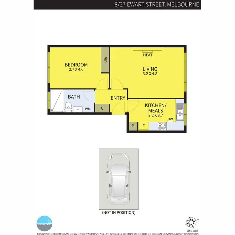 Floorplan of Homely apartment listing, 8/27 Ewart Street, Malvern VIC 3144