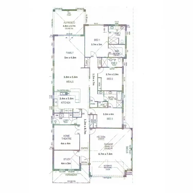Floorplan of Homely house listing, 18 Fulbrooke Loop, Canning Vale WA 6155