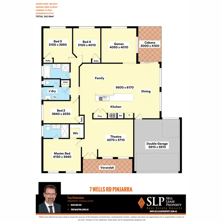 Floorplan of Homely house listing, 7 Wells Road, Pinjarra WA 6208