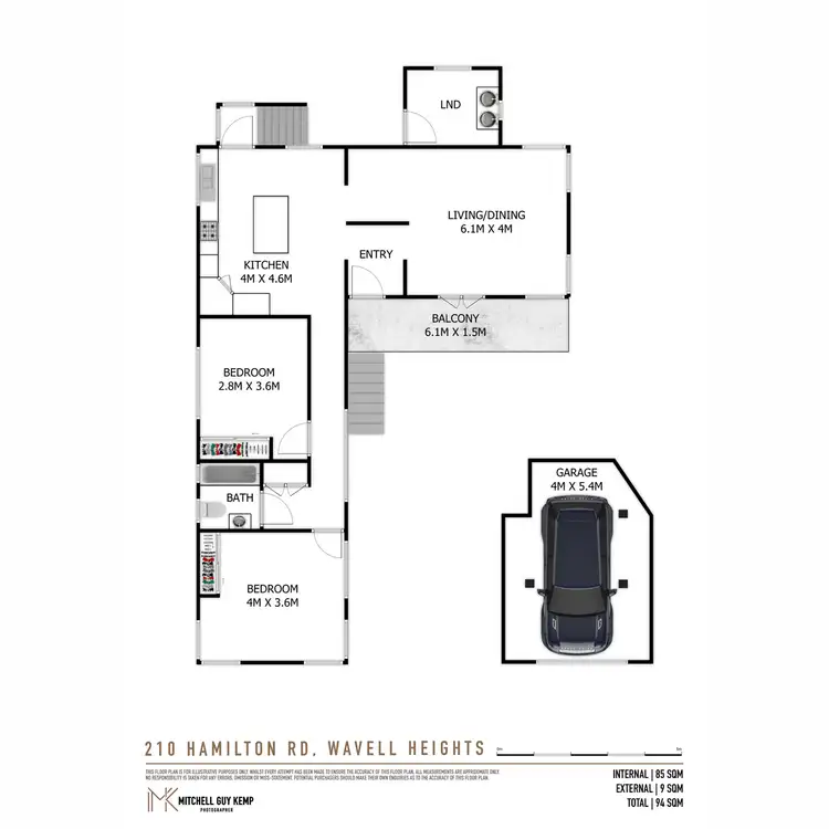 Floorplan of Homely house listing, 210 Hamilton Road, Wavell Heights QLD 4012