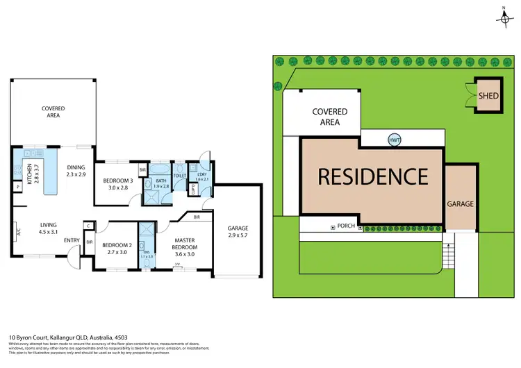 Floorplan of Homely house listing, 10 Byron Court, Kallangur QLD 4503