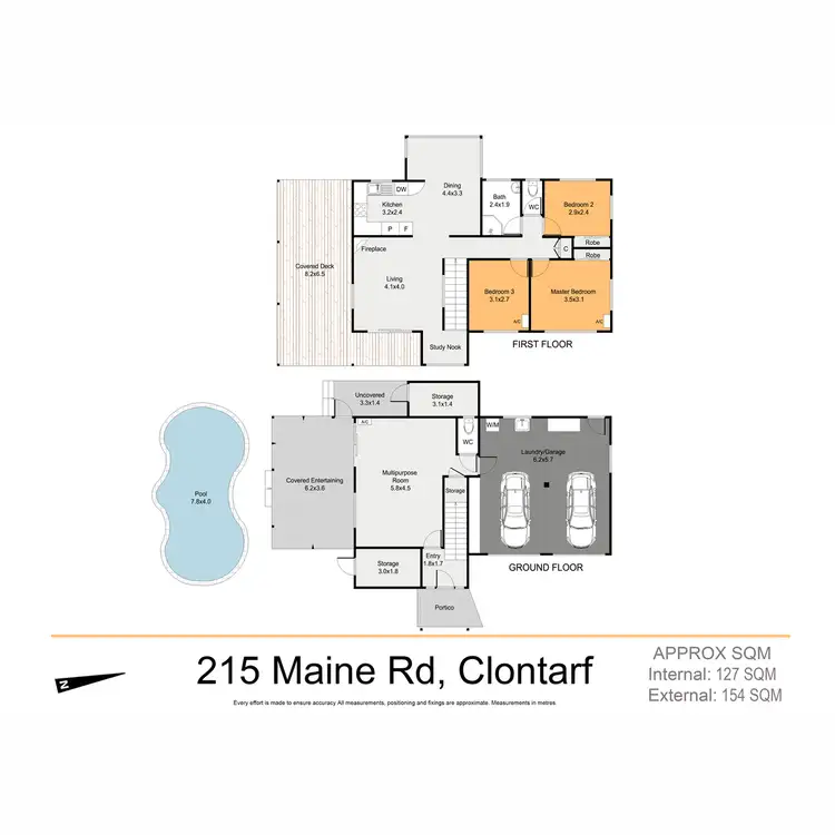 Floorplan of Homely house listing, 215 Maine Road, Clontarf QLD 4019