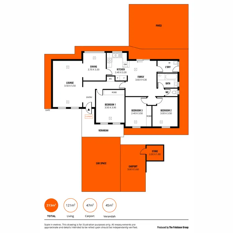 Floorplan of Homely unit listing, 3/2 Cross Street, Fullarton SA 5063
