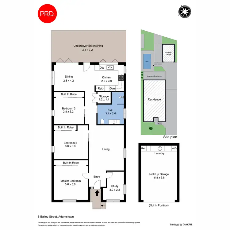 Floorplan of Homely house listing, 8 Bailey Street, Adamstown NSW 2289
