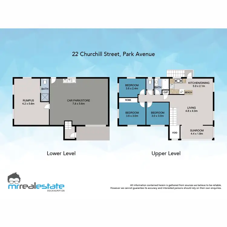 Floorplan of Homely house listing, 22 Churchill Street, Park Avenue QLD 4701