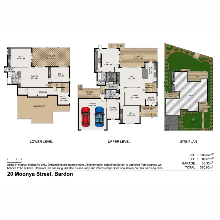 Floorplan of Homely house listing, 20 Moonya Street, Bardon QLD 4065