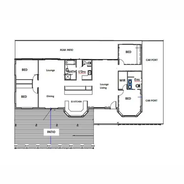 Floorplan of Homely house listing, 33 Rachael Close, Rockyview QLD 4701