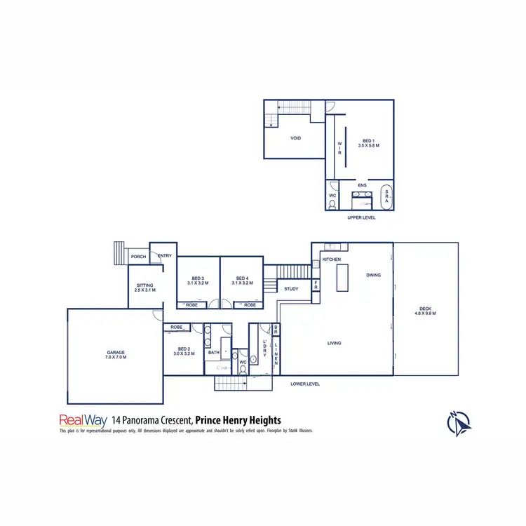 Floorplan of Homely house listing, 14 Panorama Crescent, Prince Henry Heights QLD 4350