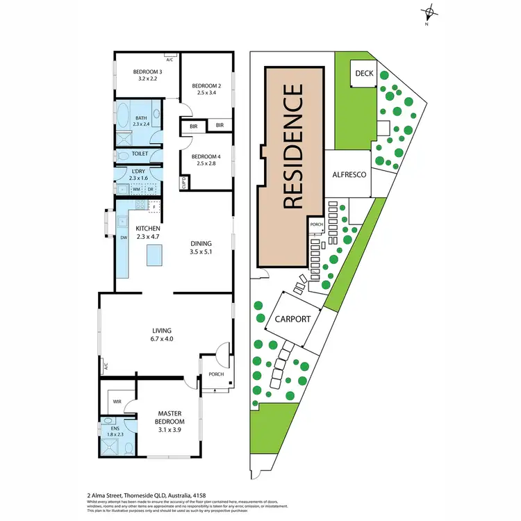 Floorplan of Homely house listing, 2 Alma Street, Thorneside QLD 4158