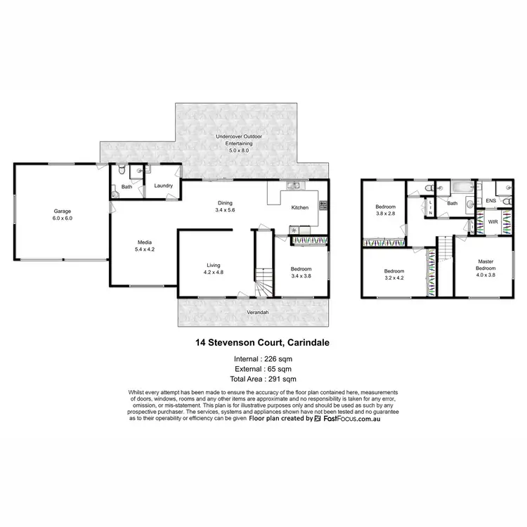 Floorplan of Homely house listing, 14 Stevenson Court, Carindale QLD 4152