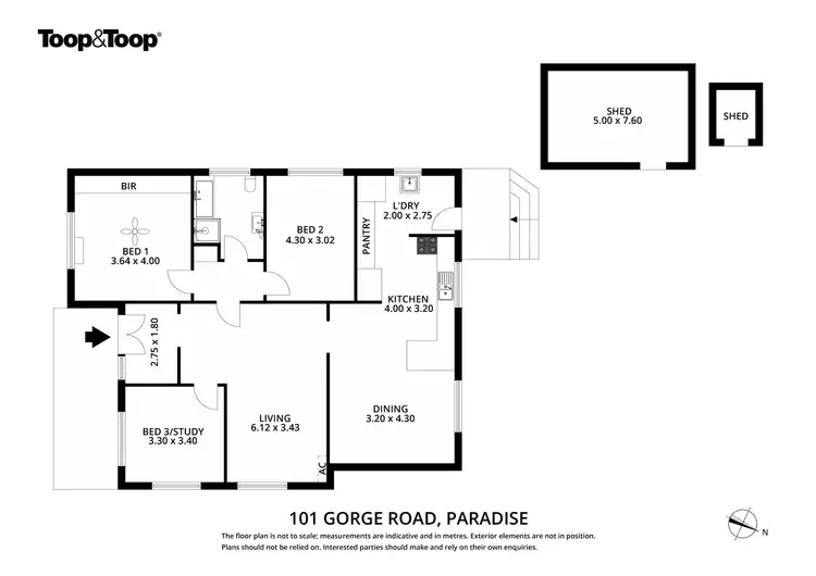 Floorplan of Homely house listing, 101 Gorge Road, Paradise SA 5075