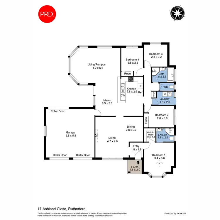 Floorplan of Homely house listing, 17 Ashland Close, Rutherford NSW 2320