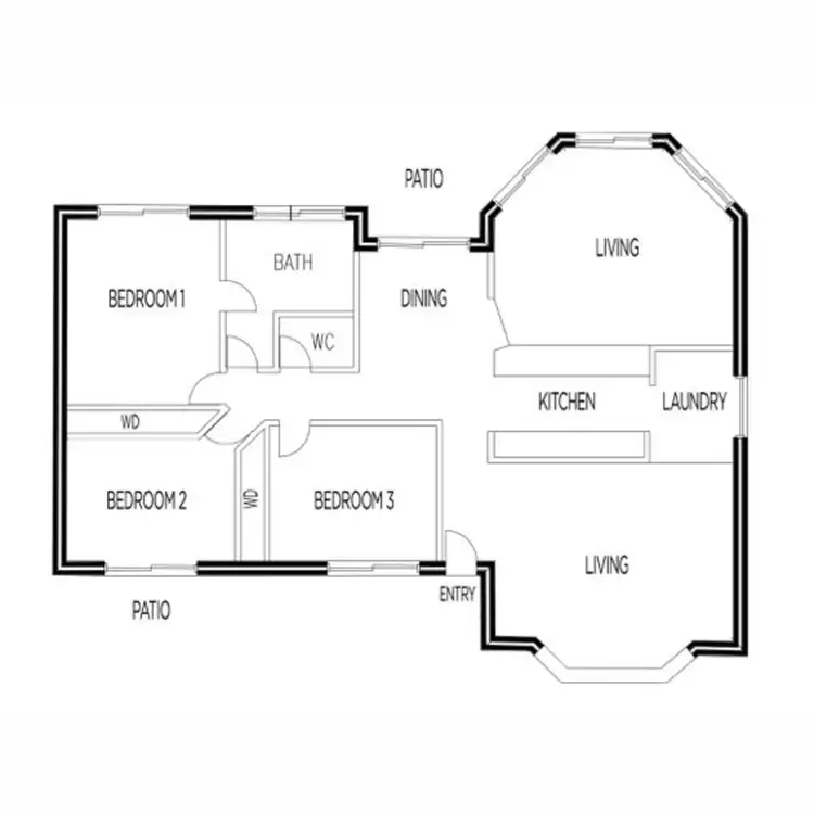 Floorplan of Homely house listing, 1/6 Manito Court, Joondalup WA 6027
