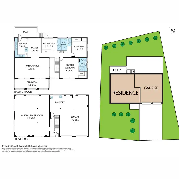 Floorplan of Homely house listing, 38 Modred Street, Carindale QLD 4152