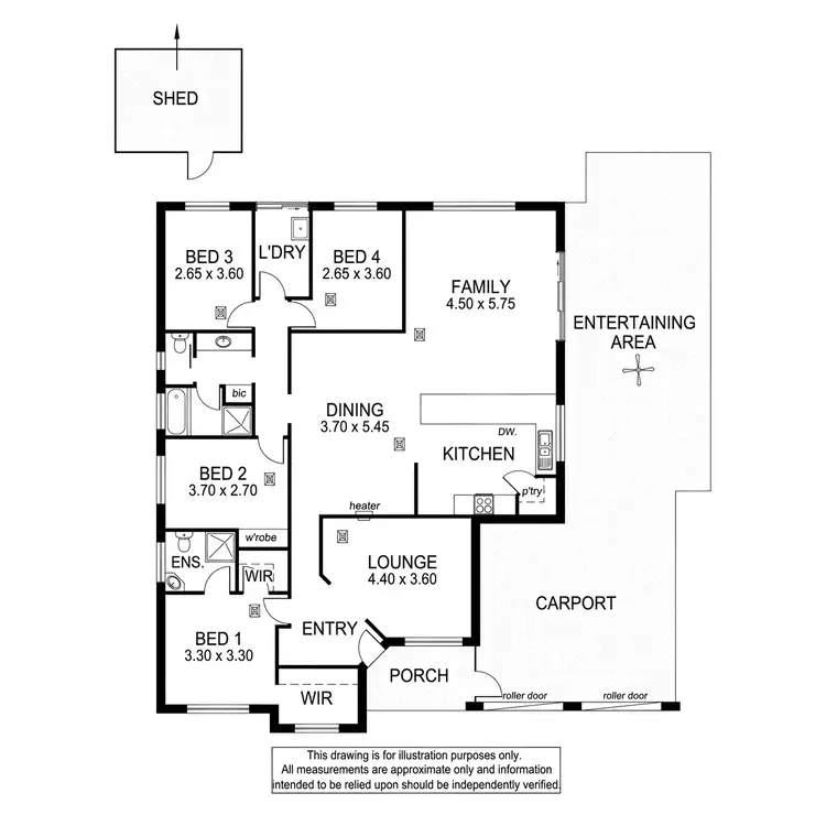 Floorplan of Homely house listing, 45 Stonework Circuit, Sheidow Park SA 5158