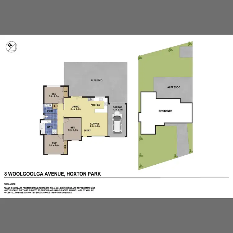 Floorplan of Homely house listing, 8 Woolgoolga Avenue, Hoxton Park NSW 2171