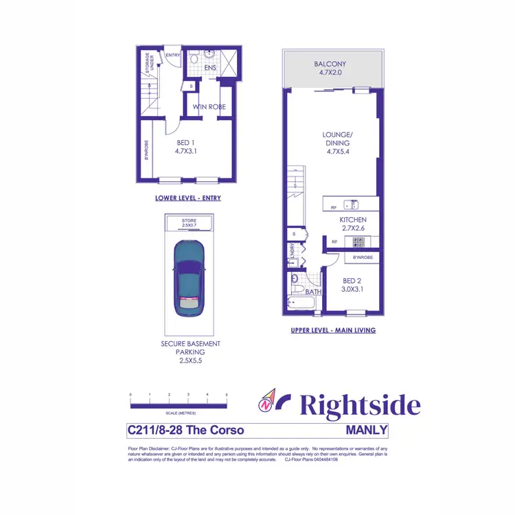 Floorplan of Homely apartment listing, C211/8-28 The Corso, Manly NSW 2095