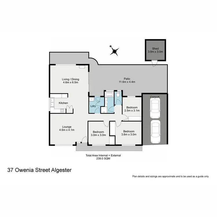 Floorplan of Homely house listing, 37 Owenia Street, Algester QLD 4115