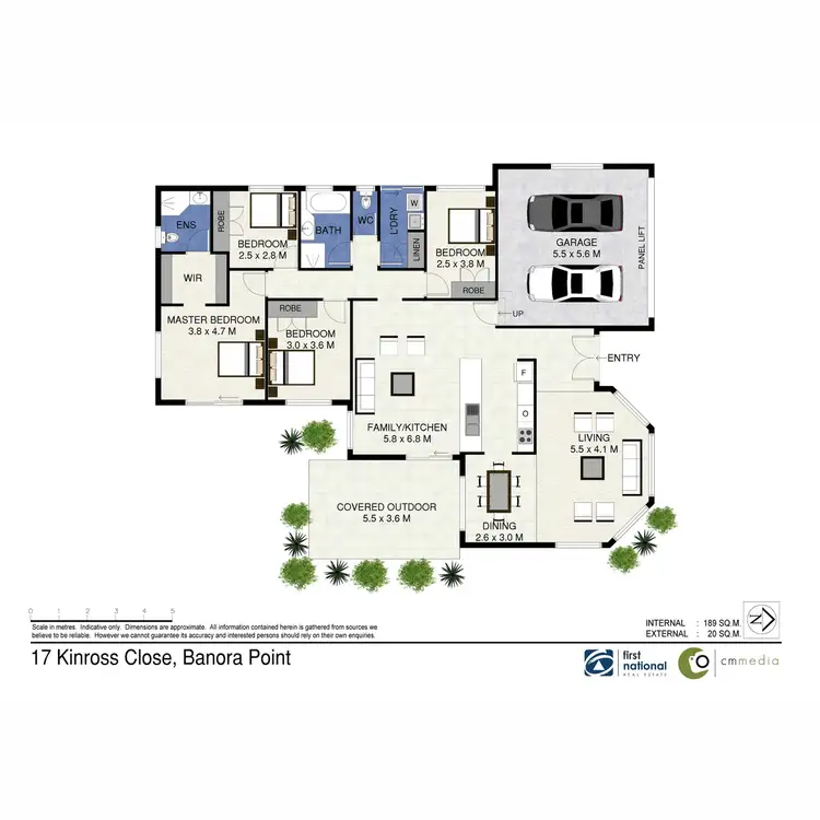 Floorplan of Homely house listing, 17 Kinross Close, Banora Point NSW 2486