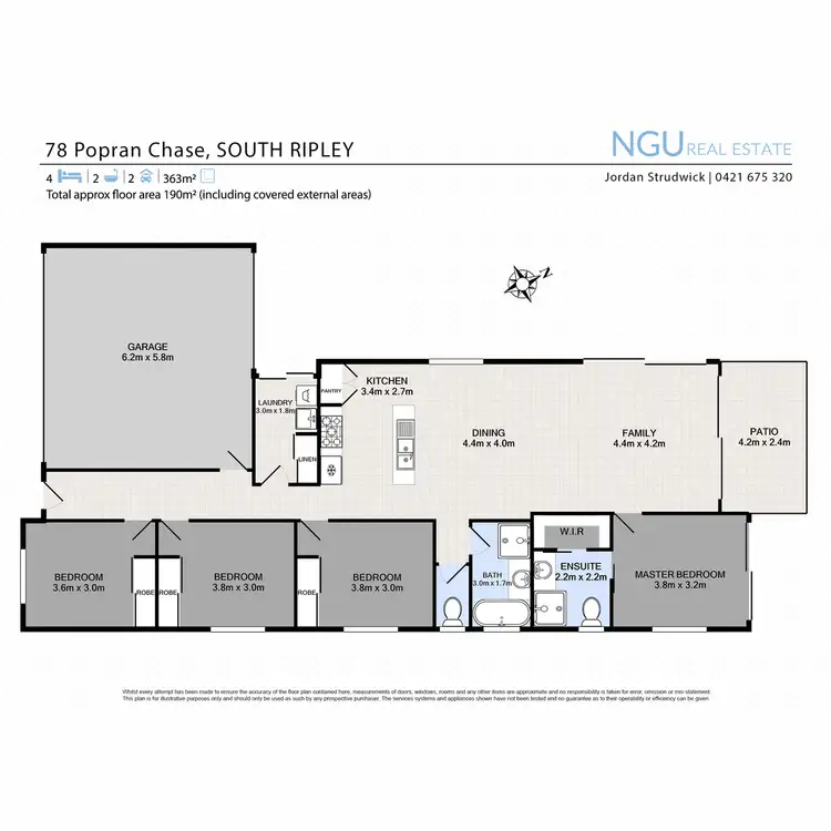 Floorplan of Homely house listing, 78 Popran Chase, South Ripley QLD 4306