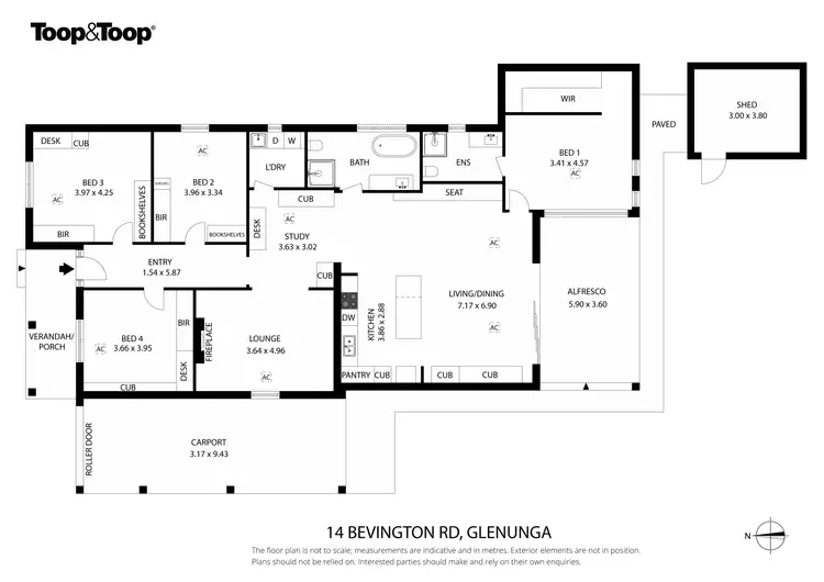 Floorplan of Homely house listing, 14 Bevington Road, Glenunga SA 5064