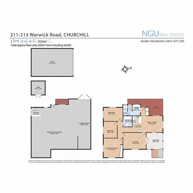 Floorplan of Homely house listing, 213 Warwick Road, Churchill QLD 4305