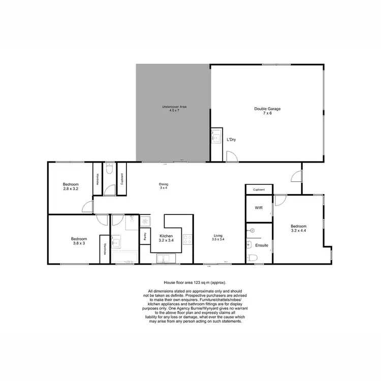 Floorplan of Homely house listing, 23 Katelyn Drive, Wynyard TAS 7325