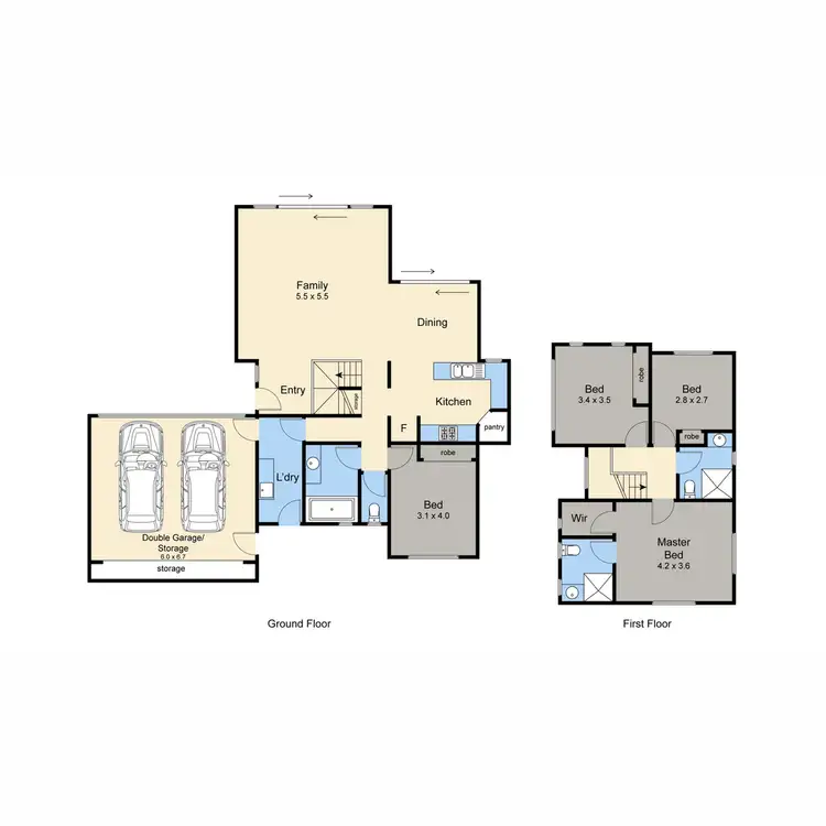Floorplan of Homely townhouse listing, 3/184 Dromana Parade, Safety Beach VIC 3936