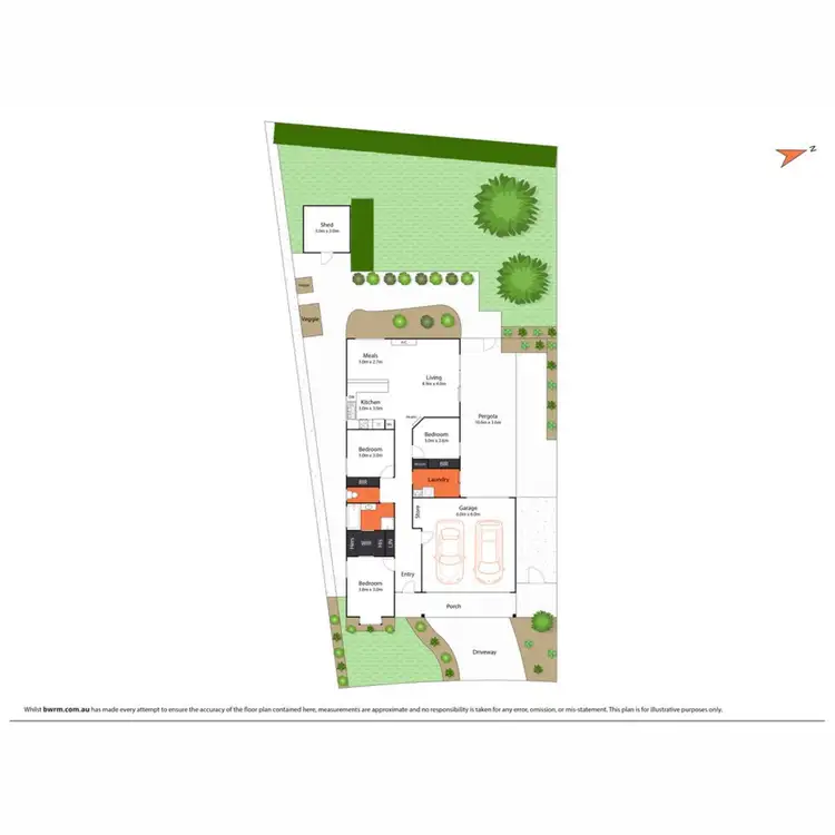 Floorplan of Homely house listing, 3 Chambers Court, Marshall VIC 3216