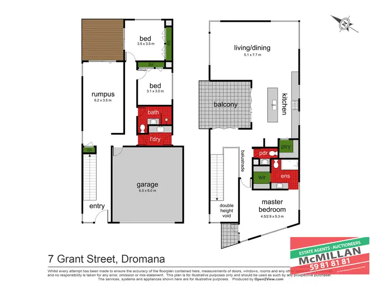 Floorplan of Homely house listing, 7 Grant Street, Dromana VIC 3936