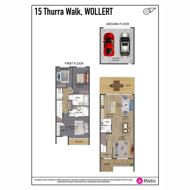 Floorplan of Homely house listing, 15 Thurra Walk, Wollert VIC 3750