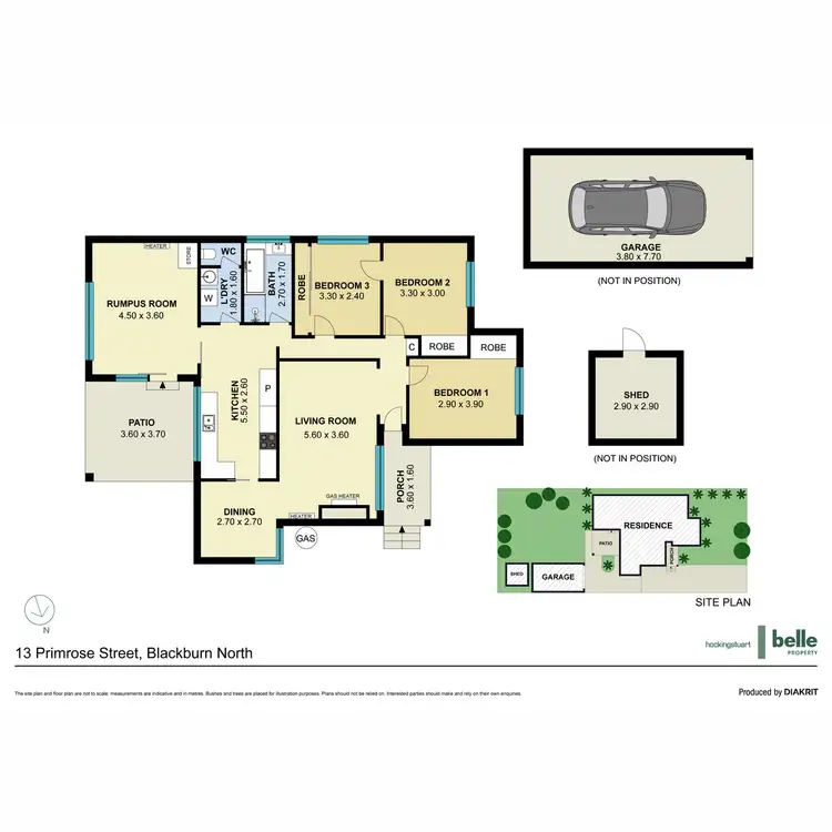 Floorplan of Homely house listing, 13 Primrose Street, Blackburn North VIC 3130