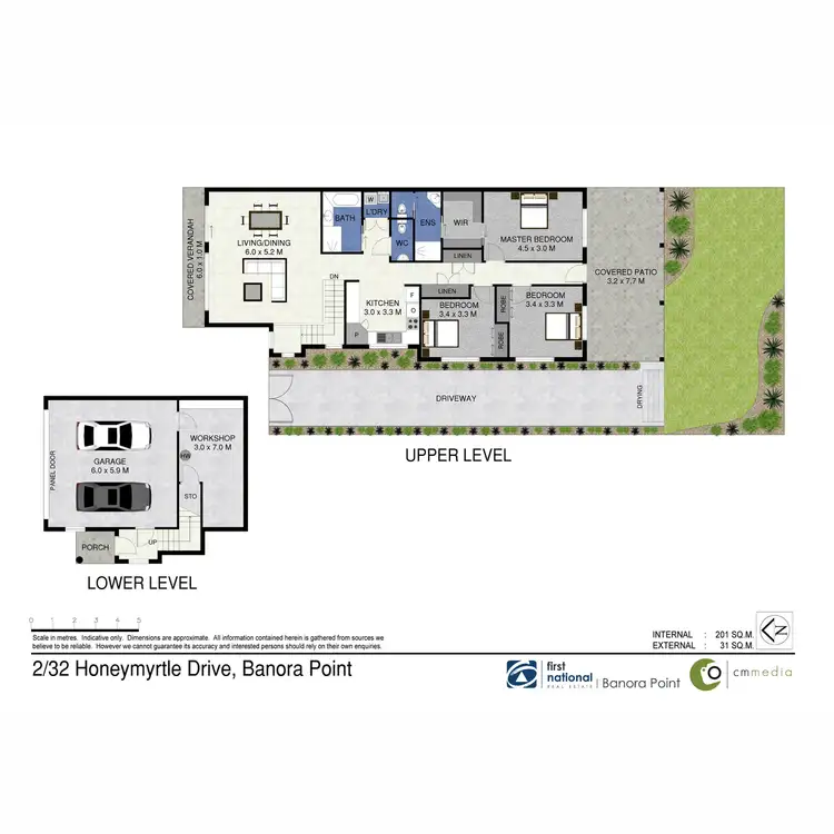 Floorplan of Homely semi-detached listing, 2/32 Honeymyrtle Drive, Banora Point NSW 2486