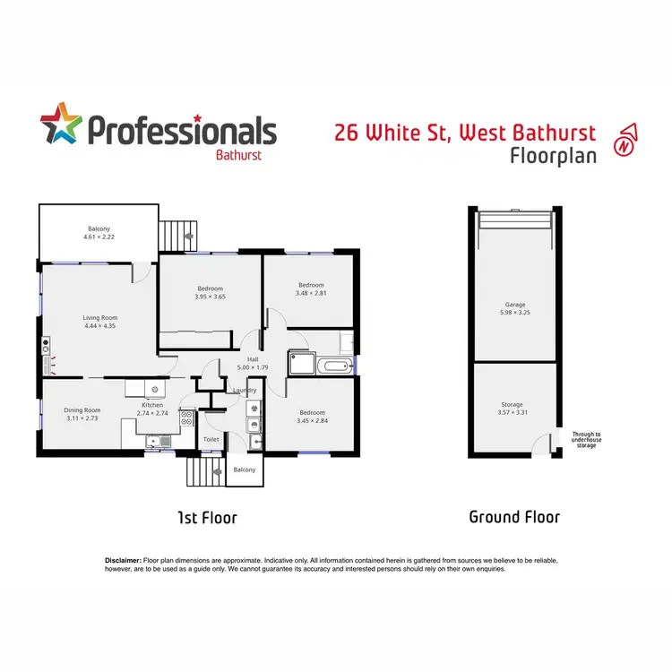Floorplan of Homely house listing, 26 White Street, West Bathurst NSW 2795