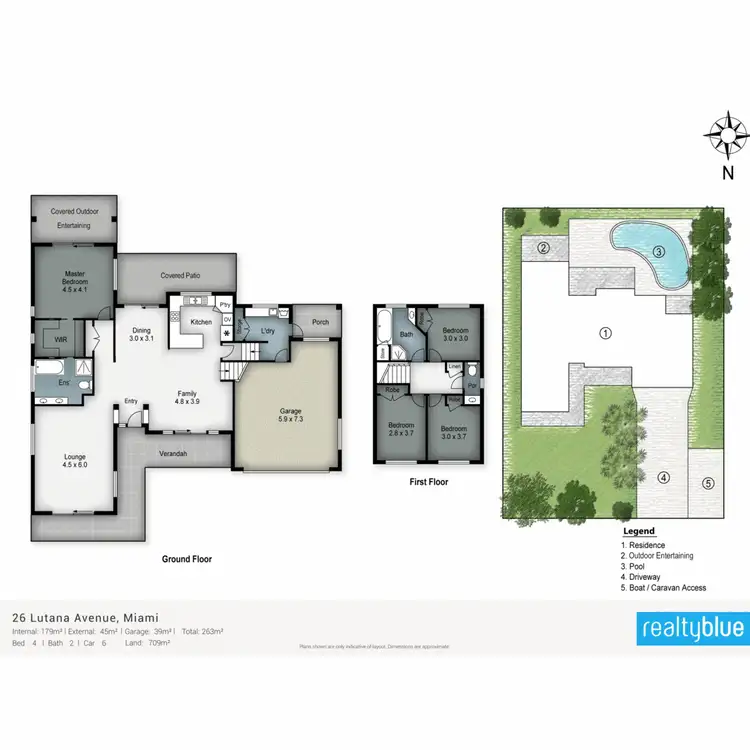 Floorplan of Homely house listing, 26 Lutana Avenue, Miami QLD 4220