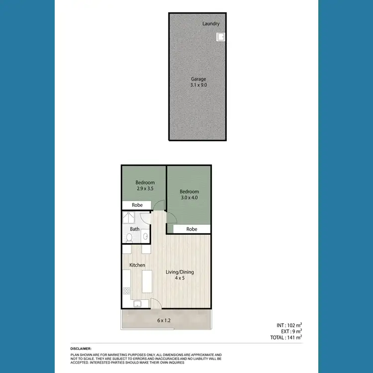 Floorplan of Homely unit listing, 3/81 Liverpool Road, Clayfield QLD 4011