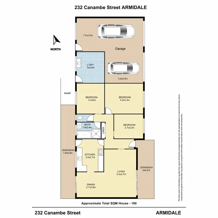 Floorplan of Homely house listing, 232 Canambe Street, Armidale NSW 2350