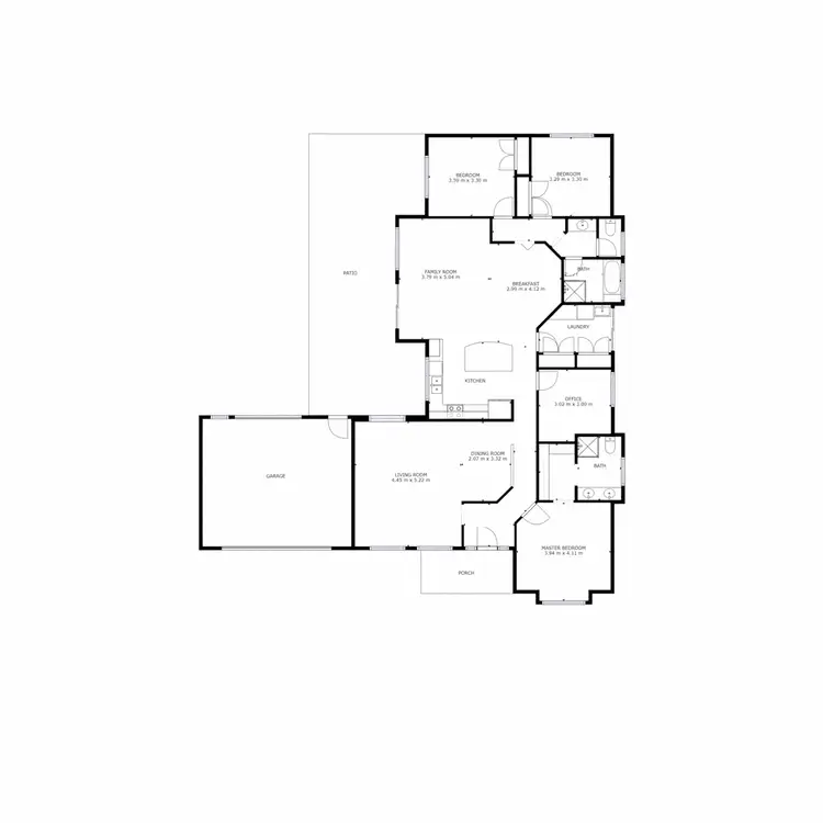 Floorplan of Homely house listing, 4 Falcon Circuit, Wodonga VIC 3690