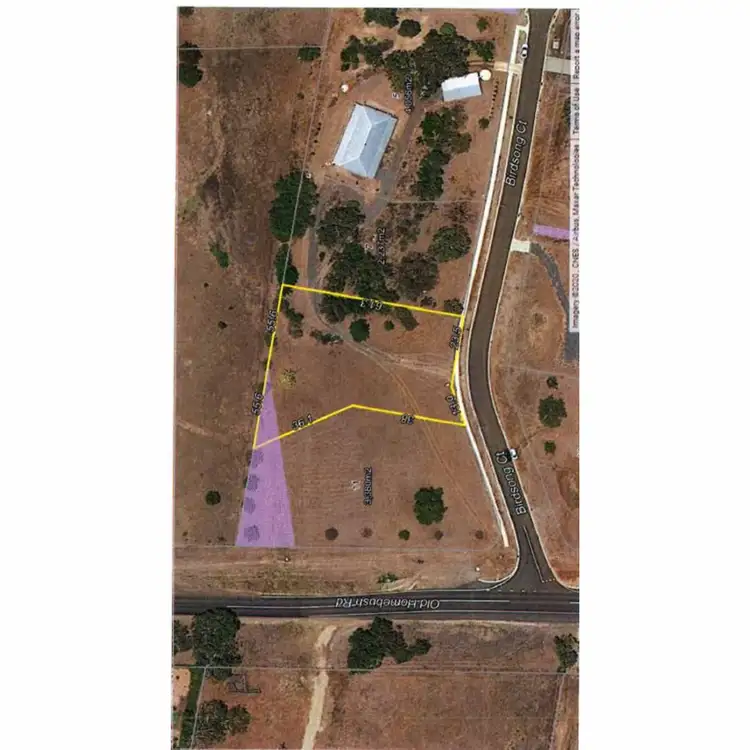 Floorplan of Homely land listing, 9 Birdsong Court, Gowrie Junction QLD 4352