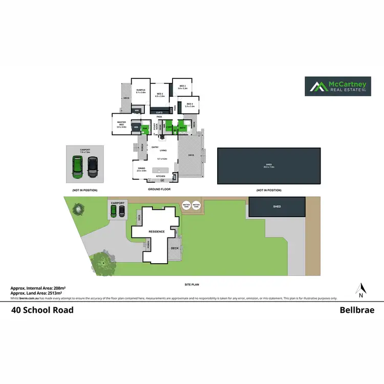 Floorplan of Homely house listing, 40 School Road, Bellbrae VIC 3228