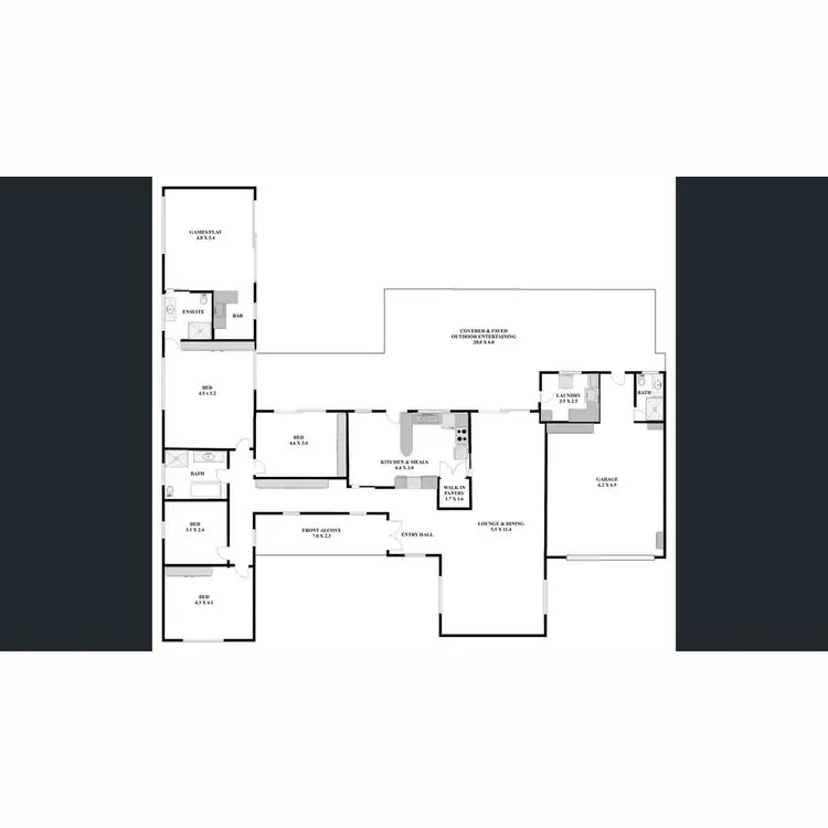 Floorplan of Homely house listing, 17 Flinders Street, Point Vernon QLD 4655