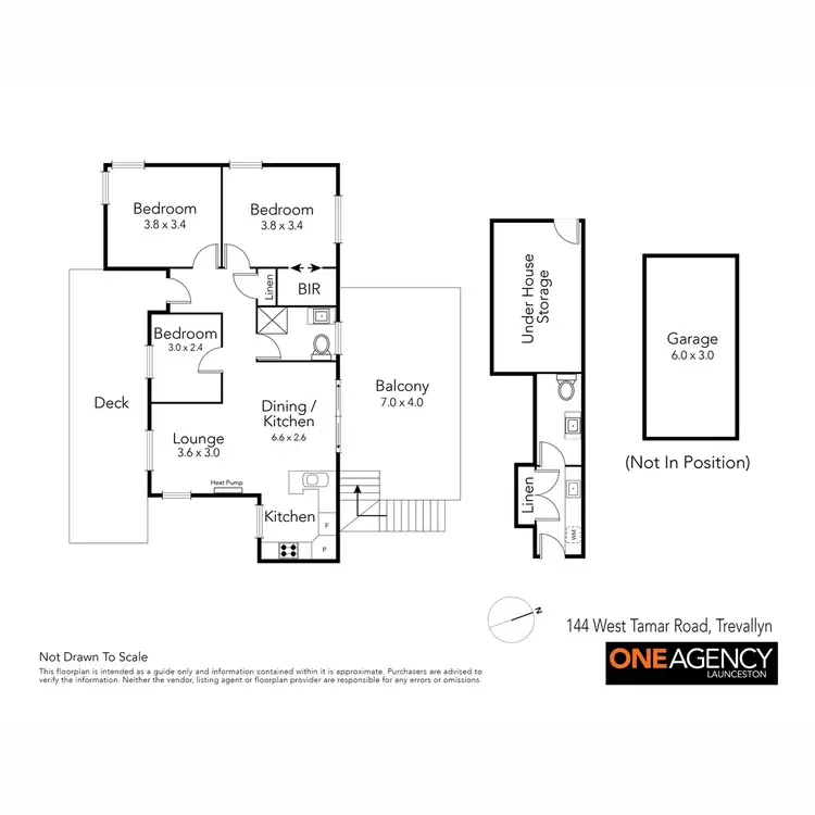 Floorplan of Homely house listing, 144 West Tamar Road, Trevallyn TAS 7250