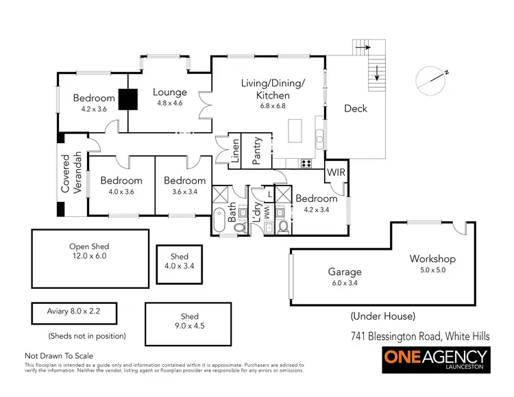 Floorplan of Homely house listing, 741 Blessington Road, White Hills TAS 7258