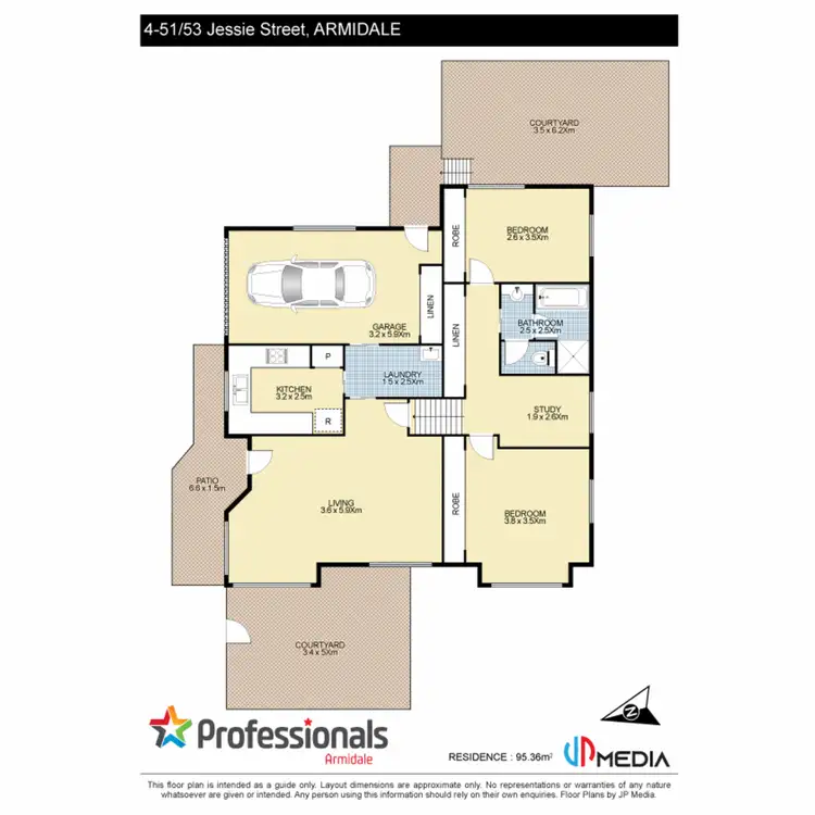 Floorplan of Homely unit listing, 4/51-53 Jessie Street, Armidale NSW 2350
