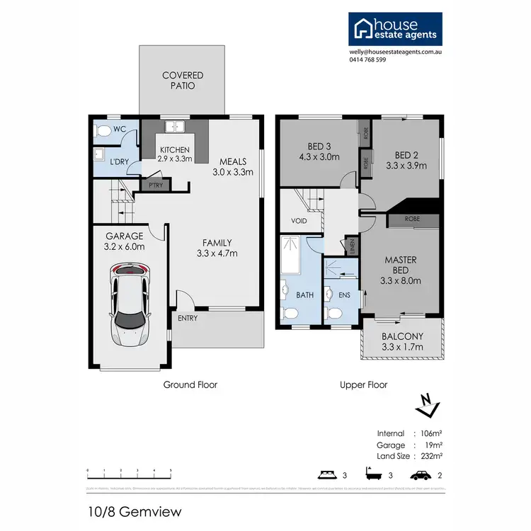 Floorplan of Homely unit listing, 10/8 Gemview Street, Calamvale QLD 4116