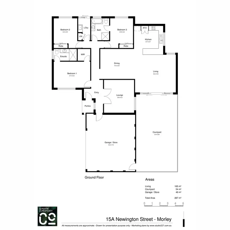 Floorplan of Homely house listing, 15A Newington Street, Morley WA 6062