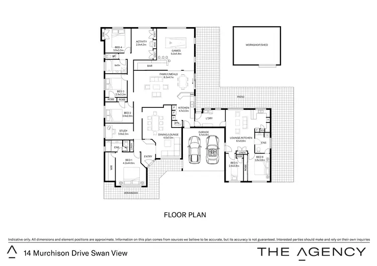 Floorplan of Homely house listing, 14 Murchison Drive, Swan View WA 6056