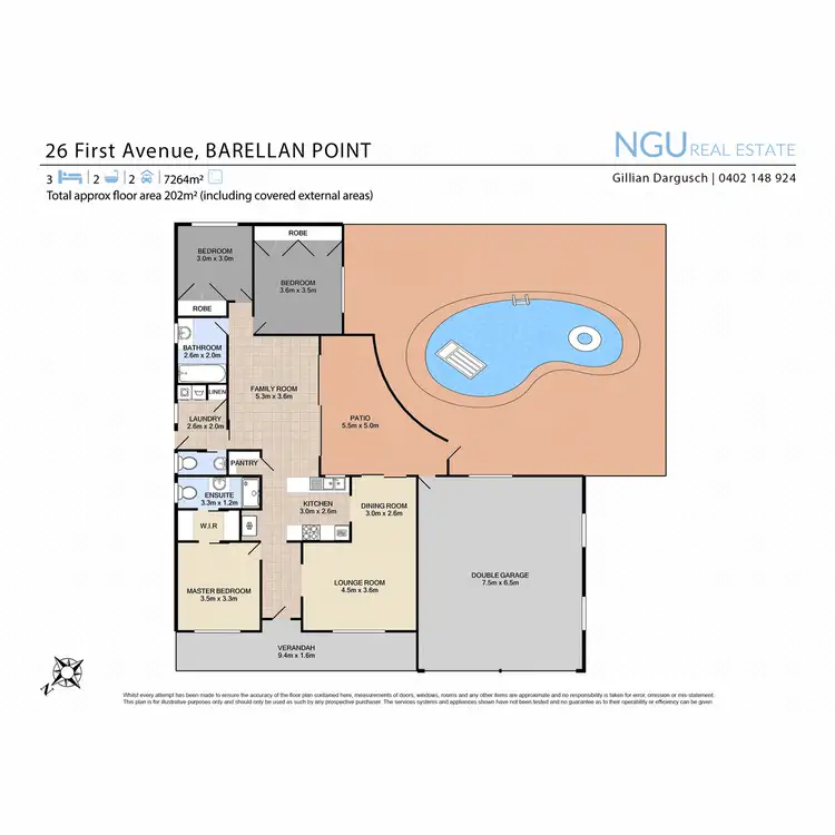 Floorplan of Homely house listing, 26 First Avenue, Barellan Point QLD 4306