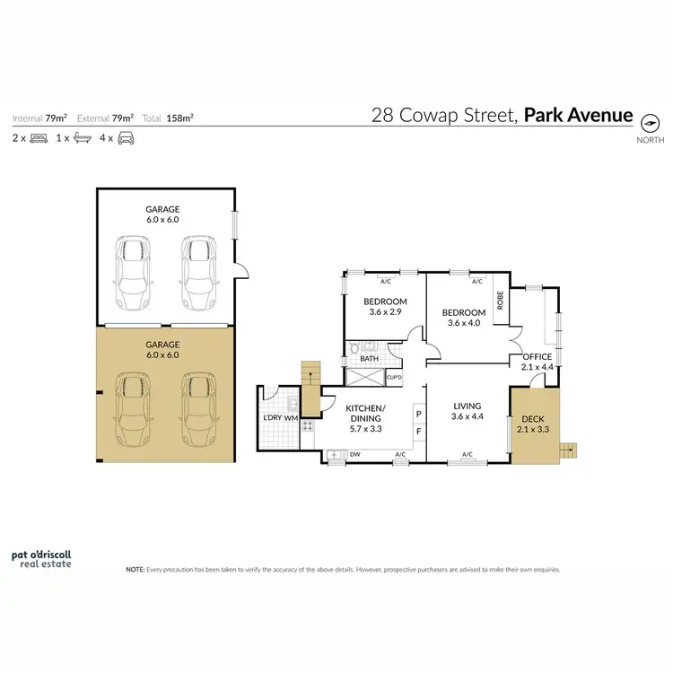 Floorplan of Homely house listing, 28 Cowap Street, Park Avenue QLD 4701