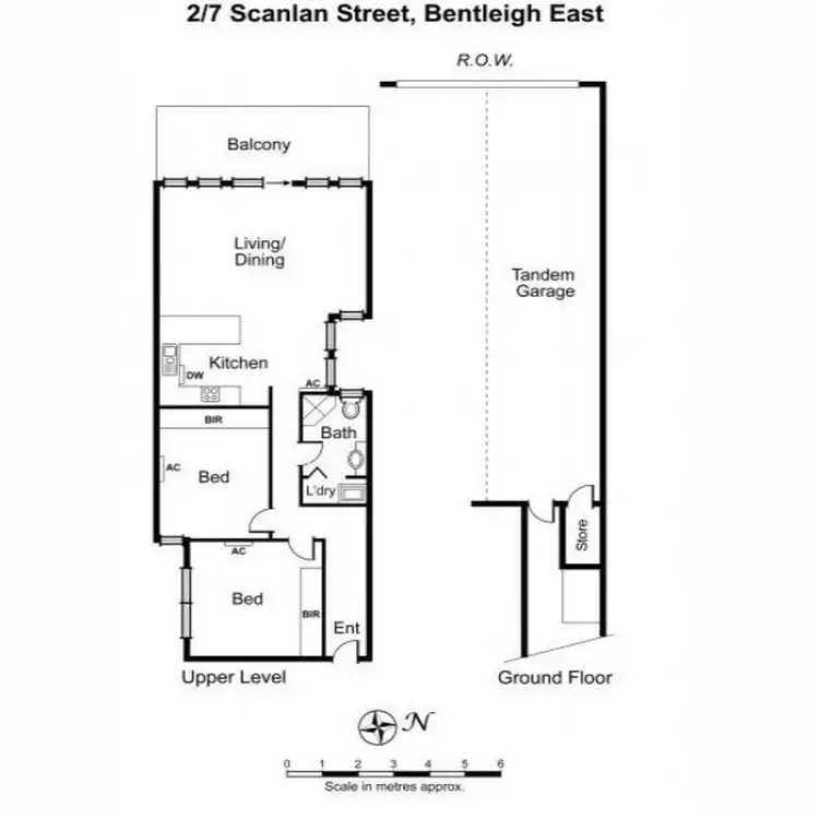 Floorplan of Homely apartment listing, 2/7 Scanlan Street, Bentleigh East VIC 3165